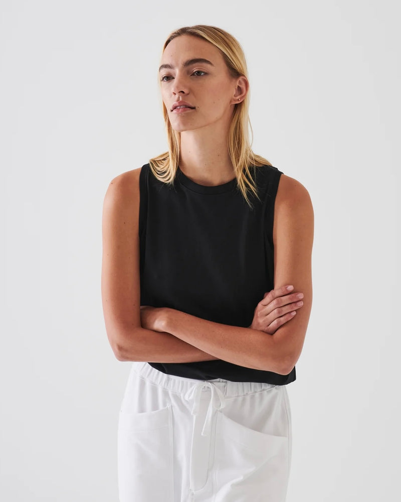 Iconic Boyfriend Tank in Black