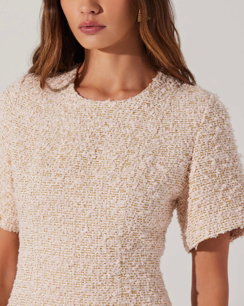 Portilla Tweed Mini Dress