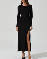 Decima Cowl Neck Maxi Dress