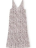 Light Cotton Maxi Dress in Egret