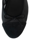 Releve Mesh Ballerina Flat in Black