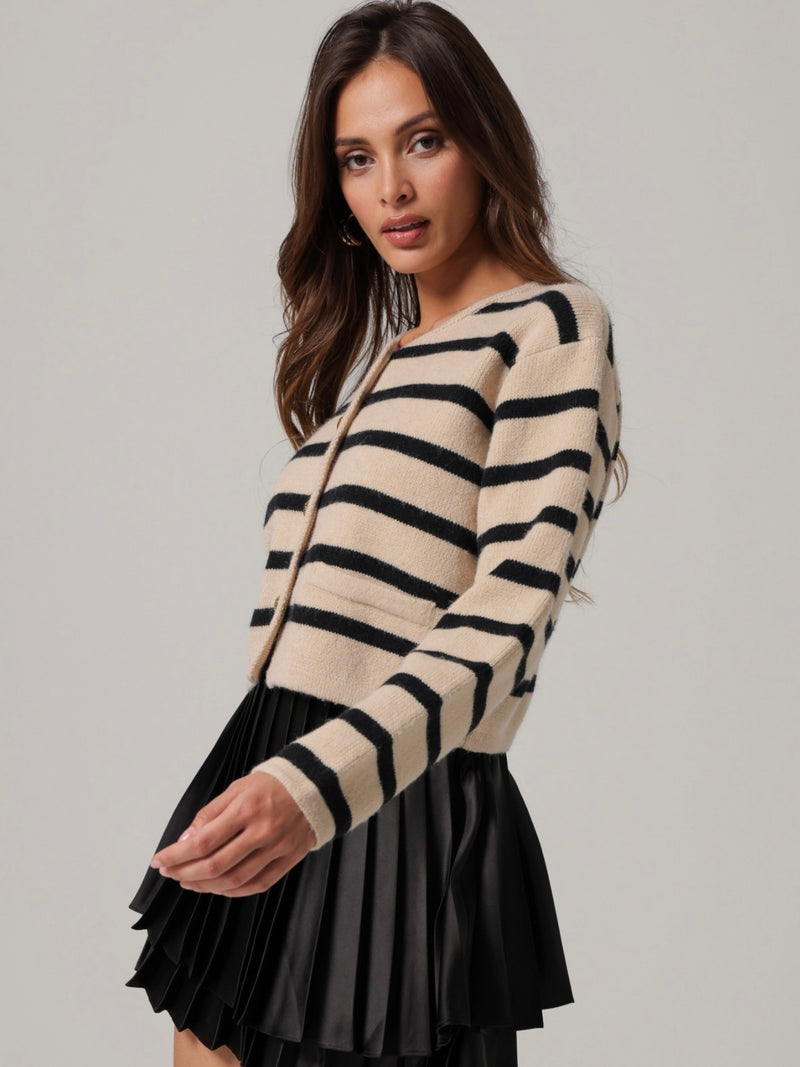 Benni Stripe Cardigan