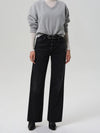 Annina High Rise Wide Leg 33" in Raine