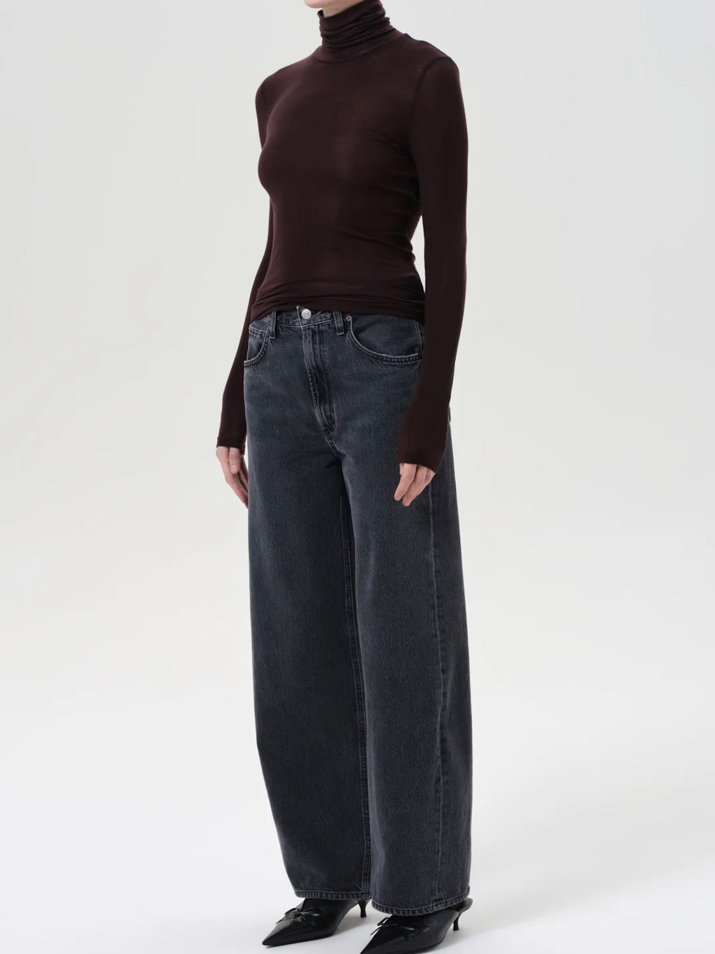 Pascale Turtleneck in Root