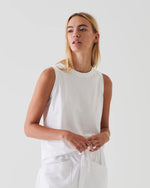 Iconic Boyfriend Tank in White
