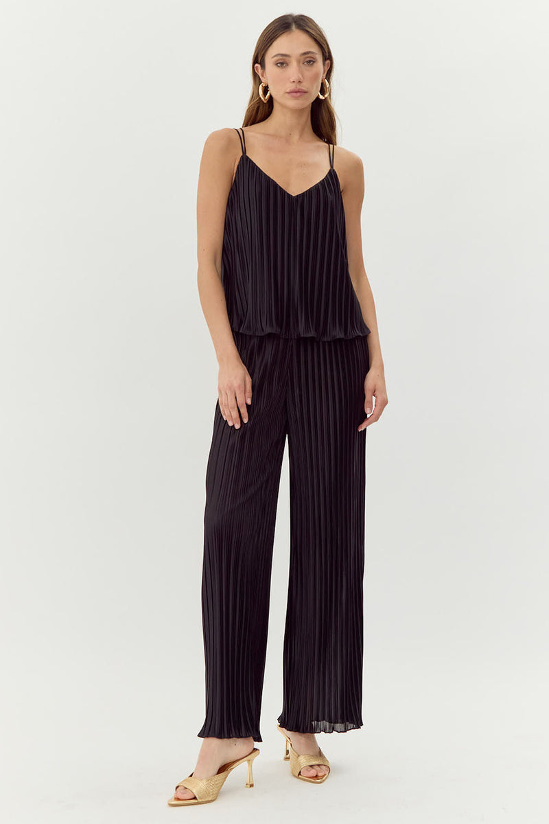 Randal Pleated Wide Leg Pant