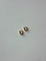 Miley Rectangle Hoops in 14K Gold Plated