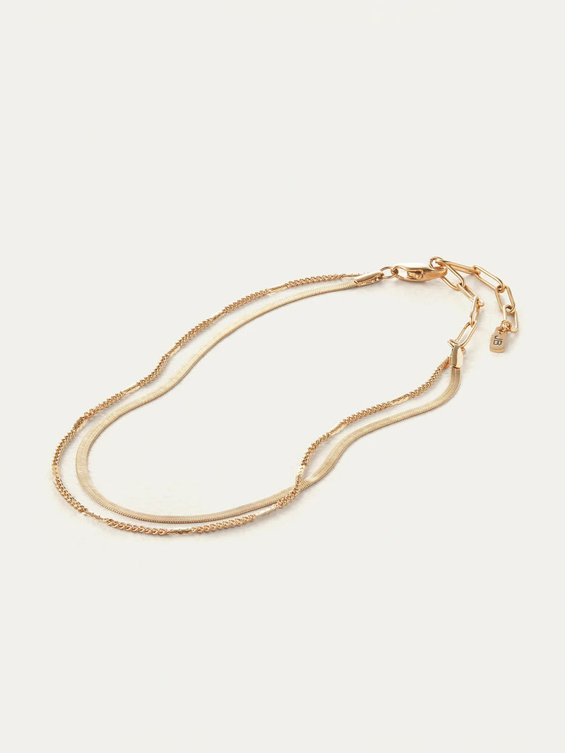 Surfside Anklet in Gold