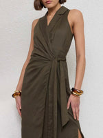 Saskia Wrap Midi Dress