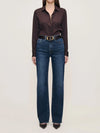 Karmine Refined Wide Leg in Dark Sea