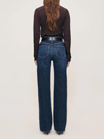 Karmine Refined Wide Leg in Dark Sea