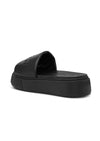 VEGEA™ Slide Flatform Sandals in Black
