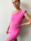 Kyra Dress in Shocking Pink