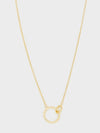 Wilshire Charm Necklace in Gold