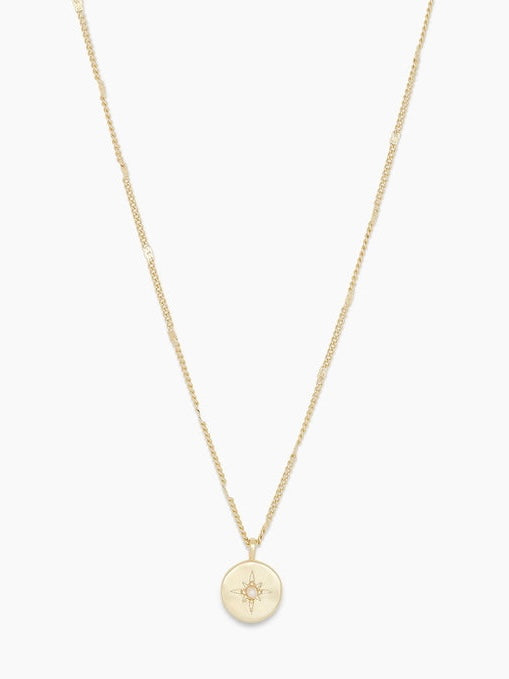 Pearl Power Coin Necklace