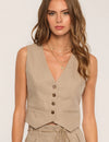 Minuet Vest in Fawn