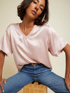 Bennie Oversized Tee in Flirt