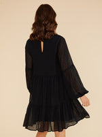 Lylah Mini Dress in Black