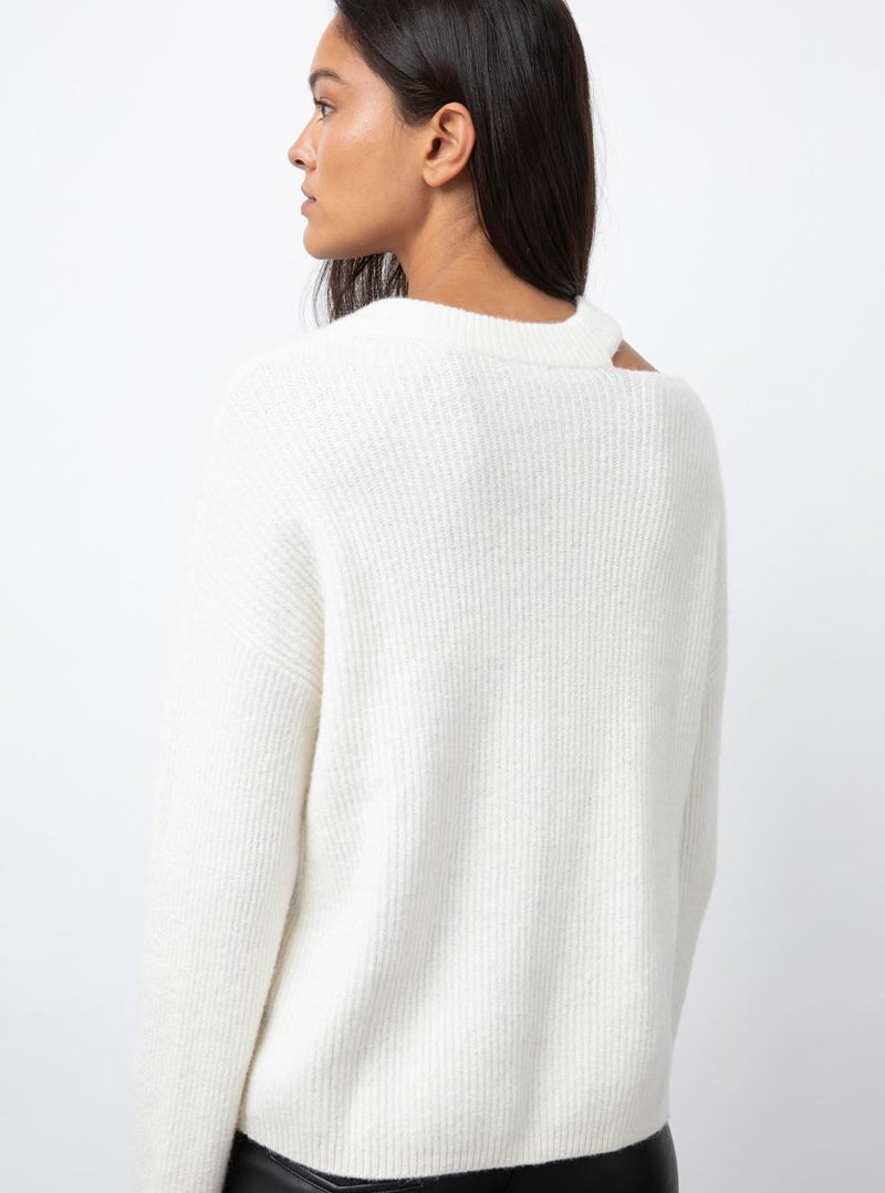 Alexi Sweater in White