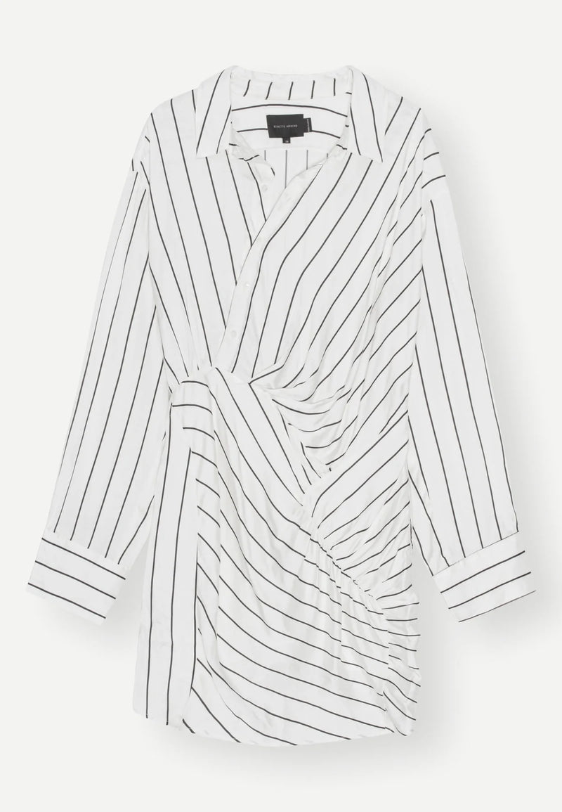 Dorthea Dress Ltd. in Small Stripes