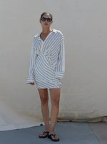 Dorthea Dress Ltd. in Small Stripes