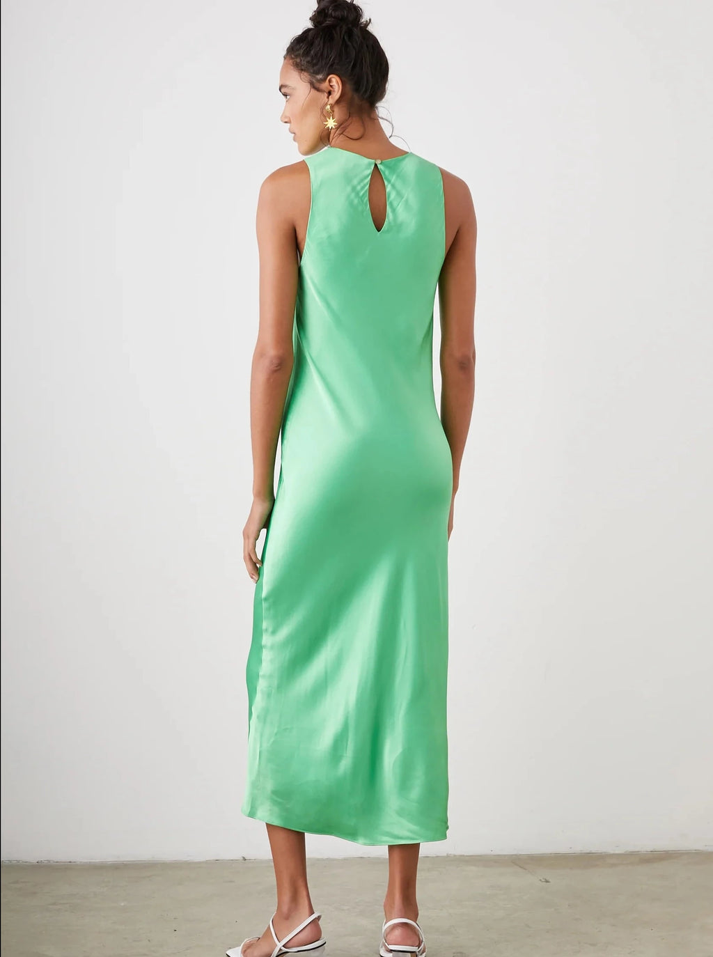 Fiona Dress in Vibrant Green