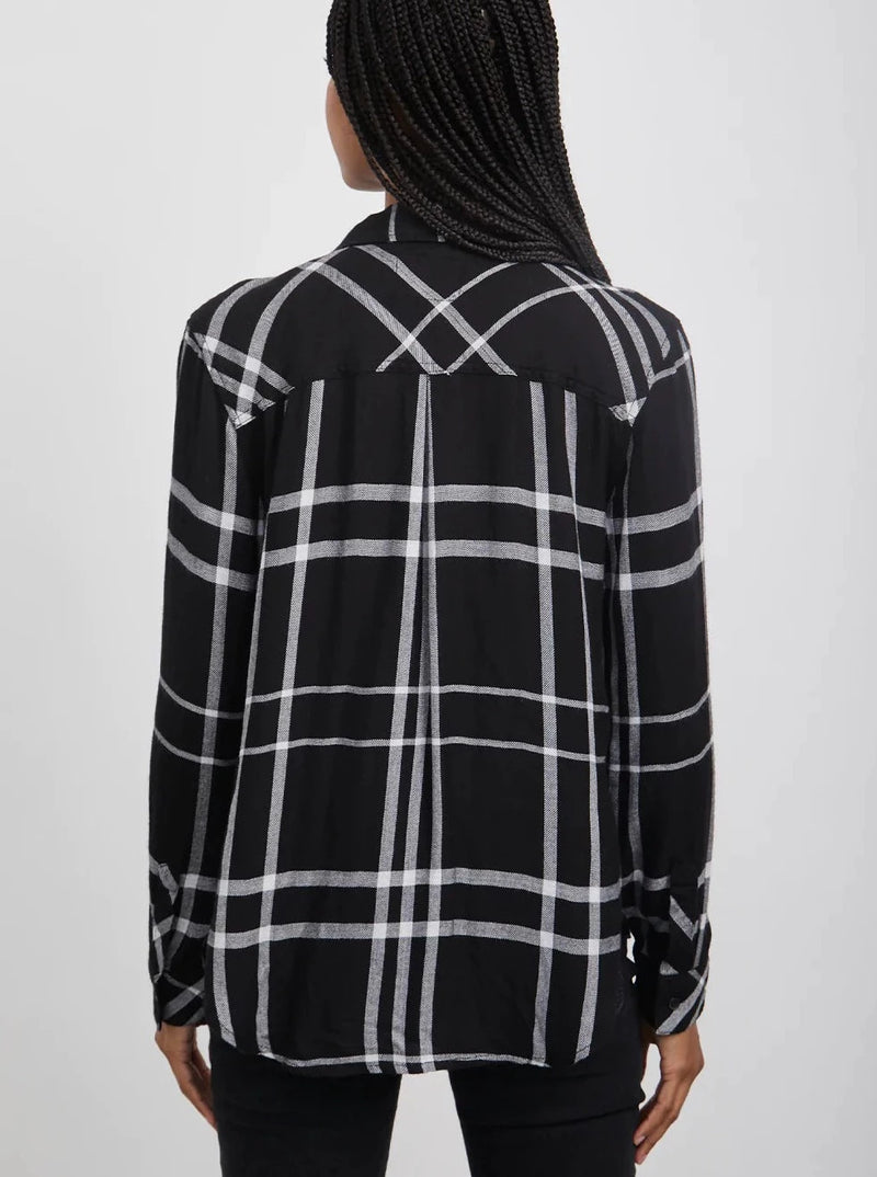 Hunter Shirt in Black Sterling