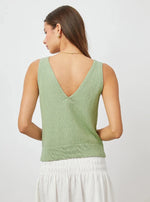 Maise Knit Tank in Sage