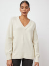 Malise Cashmere Sweater in Off White