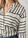 Mara Shirt In Patchwork Stripe