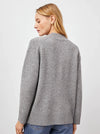 Michelle Cashmere Sweater in Heather Grey