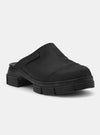 Recycled Rubber City Mules in Black