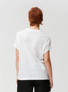 Love Club Tee in Bright White Yellow