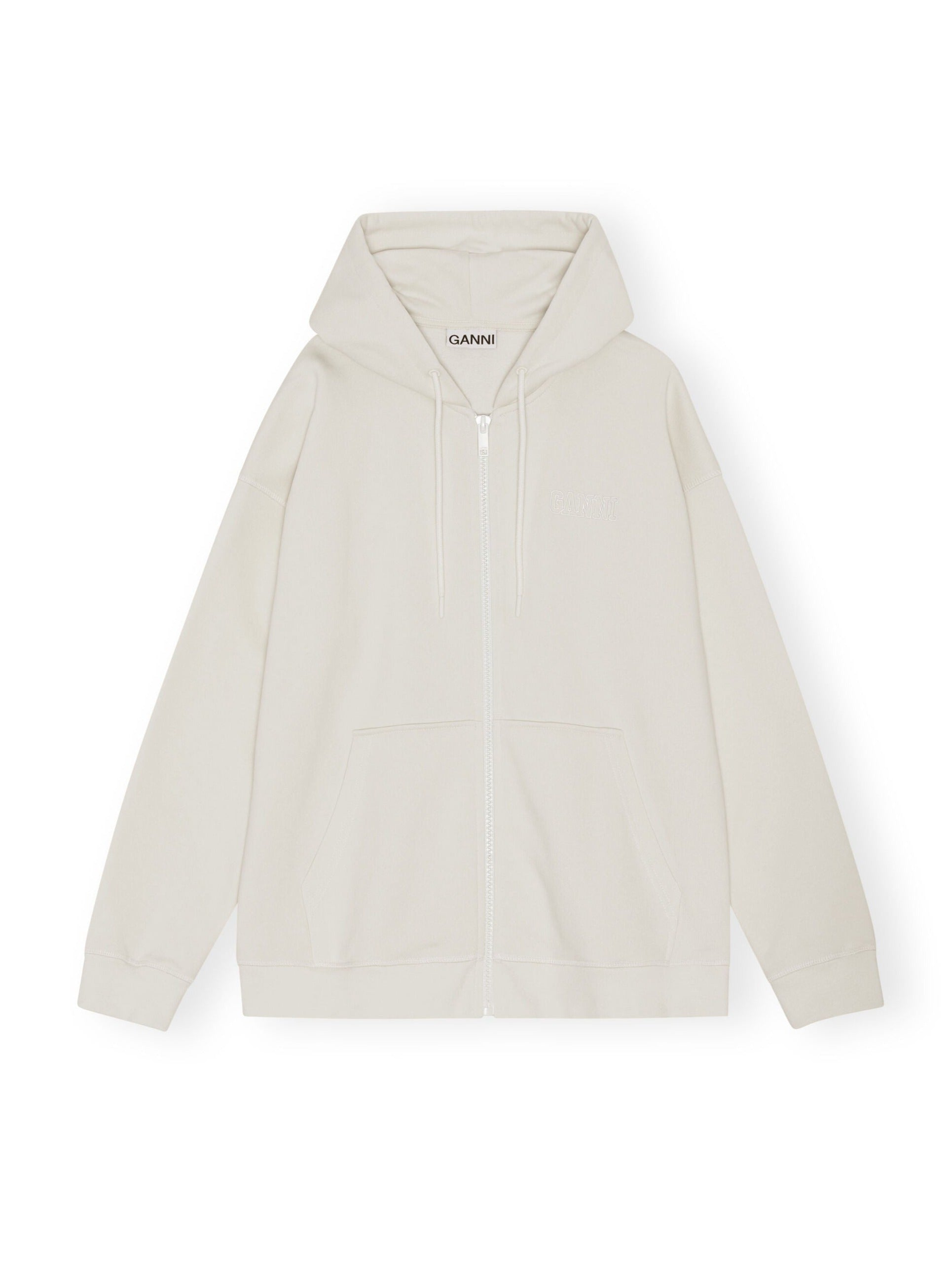 トップス GANNI OVERSIZED ZIP HOODIE adam et rope ADAM ET ROPÉ FEMME(アダム エ ロペ ファム) / 【GANNI