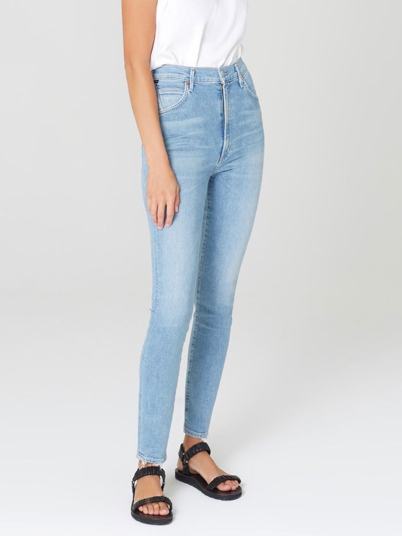 Chrissy High Rise Skinny in Islands