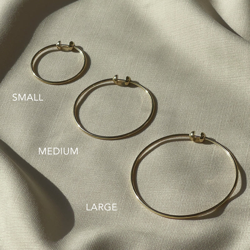 Icon Small Hoops in Gold