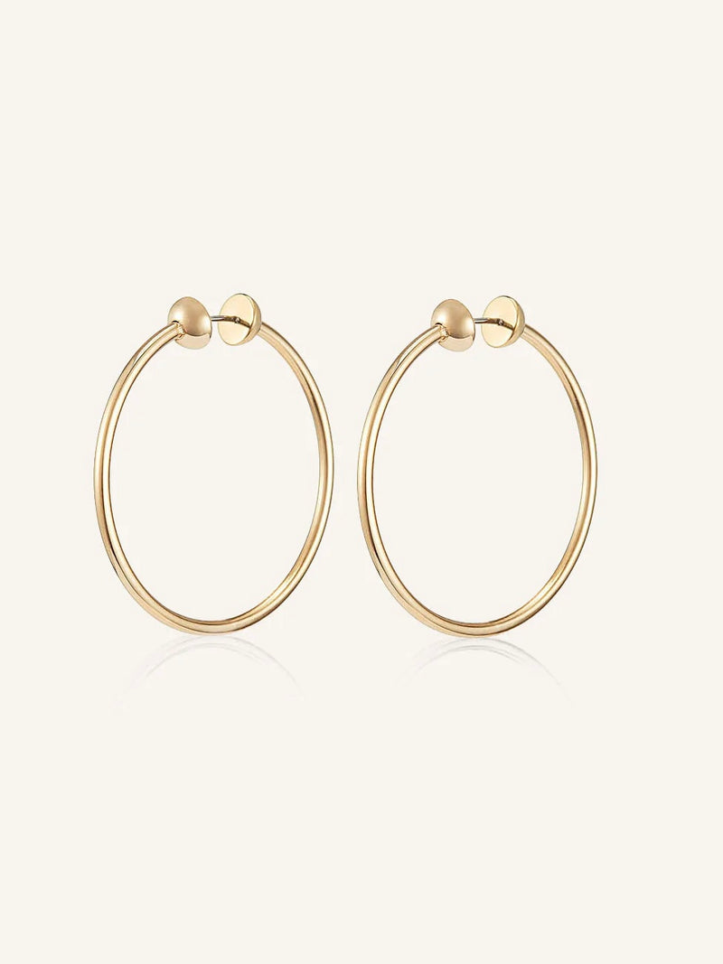 Icon Small Hoops in Gold