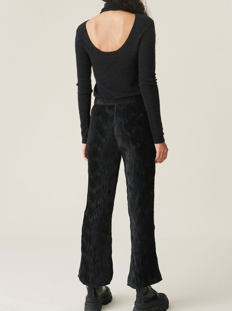 Light Merino Knit Rollneck in Phantom
