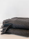 Soft Classic Cashmere Scarf in Charcoal
