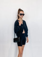 Lisbon in Black w/ Flat Grey Lenses
