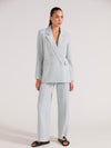 Romee Blazer In Seafoam