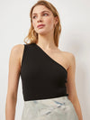 Esti One Shoulder Ribbed Top