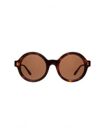 Frieda Sunglasses in Havana w/Brown Flat Lenses