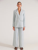 Romee Blazer In Seafoam