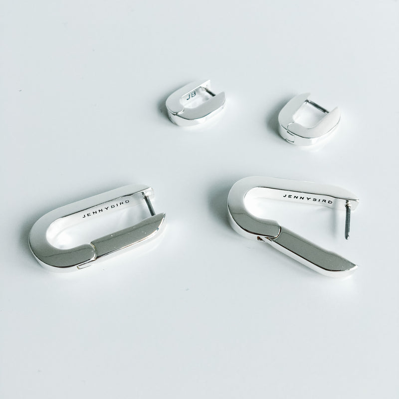 Teeni Toni Earrings in Silver