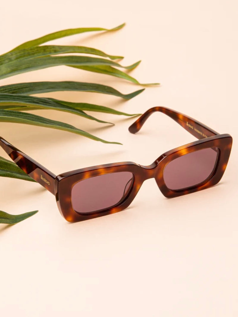Wilson Sunglasses in Havana w/Grey Flat Lenses