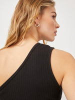 Esti One Shoulder Ribbed Top