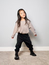 Kids Jett Pullover in Taupe