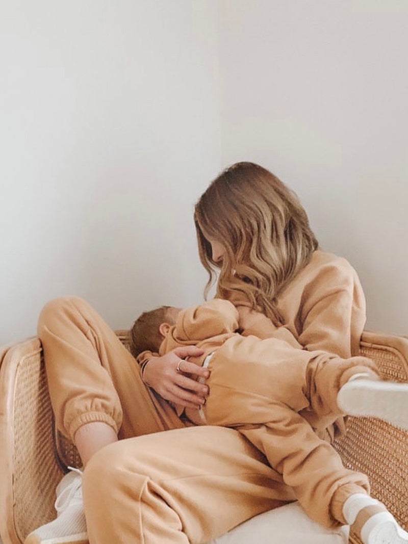 Kids Woodie Logo Tracksuit in Fawn