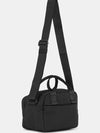 Recycled Tech Festival Top Handle Bag in Black